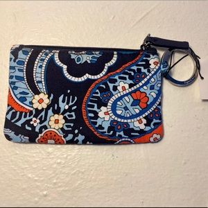 Vera Bradley Paisley ID Card Holder - Authentic